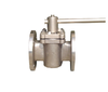 flanged plug valve